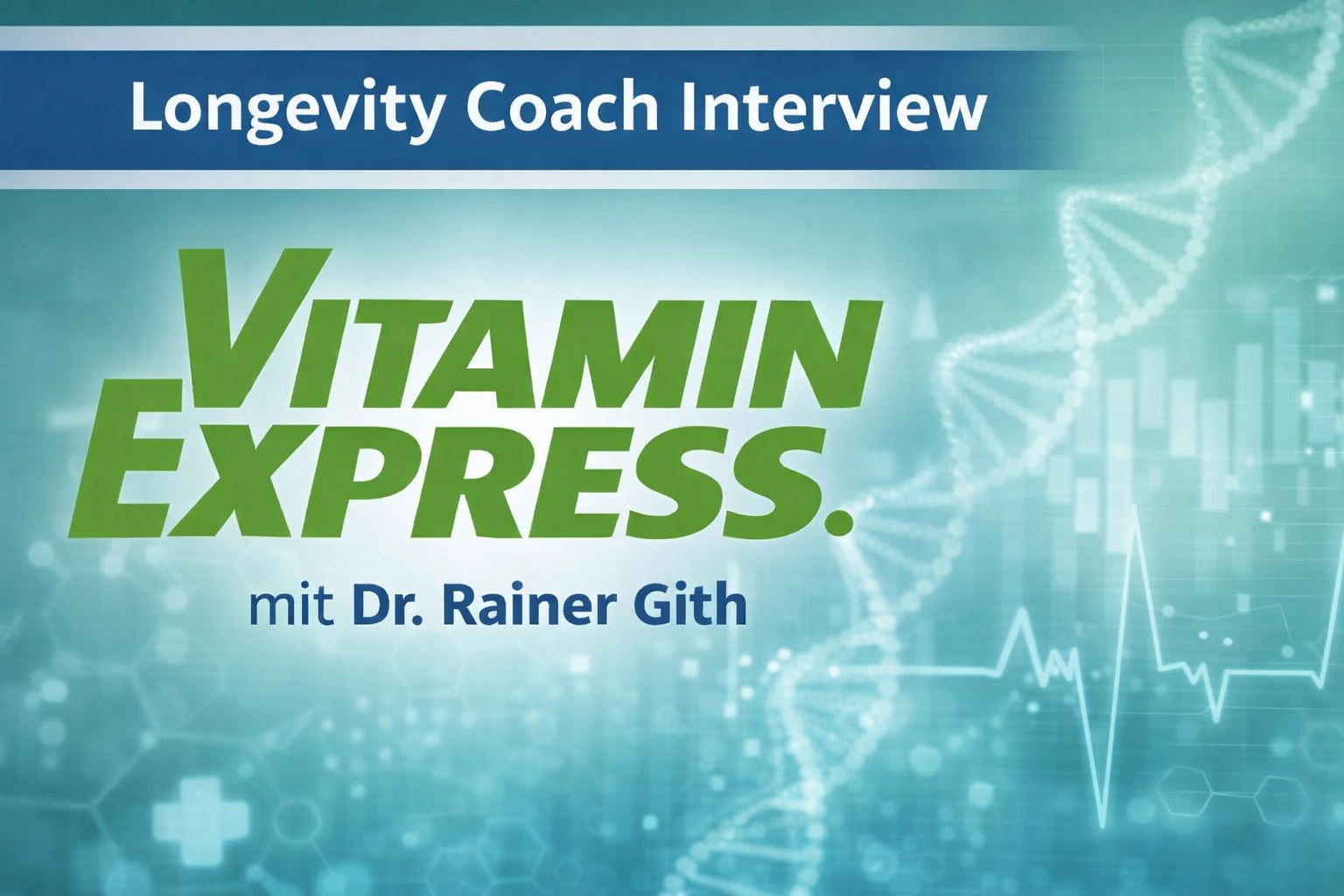 Longevity Coach Interview mit Dr. Rainer Gith bei VitaminExpress über Stress und Regulationsfähigkeit